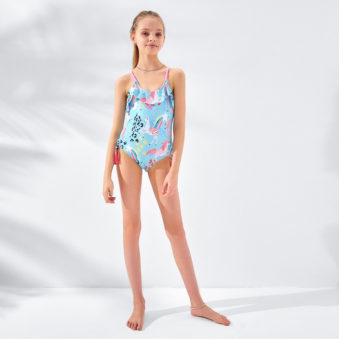 Купальник слитный детский MINAKU, рост 128-134 см