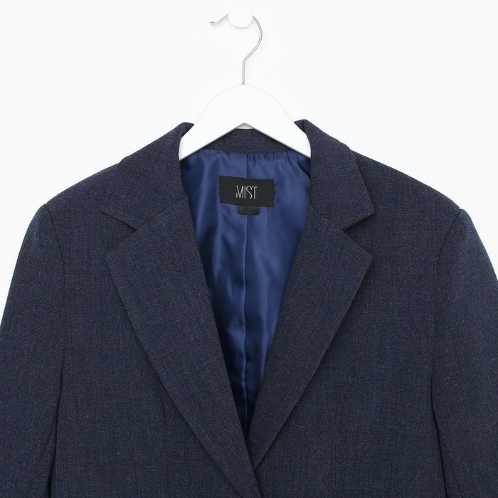 Пиджак женский с боковыми разрезами MIST размер 40-42, цвет синий