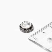 Разделитель &laquo;Кольцо&raquo; блеск, цвет белый в серебре