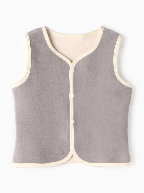 Жилетка флисовая детская Collorista, цв. графит, рост 122 см Жилетка флисовая детская Collorista, цв. графит, рост 122 см