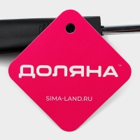 Молоток для мяса Доляна «Круг», 25 см, цвет чёрный Молоток для мяса Доляна «Круг», 25 см, цвет чёрный