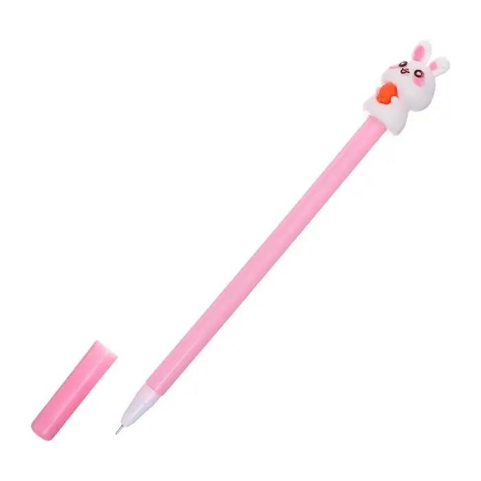 Ручка - прикол гелевая &laquo;Зайчики&raquo;, синий стержень, МИКС