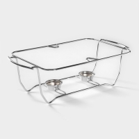 Мармит из жаропрочной керамики двойной Magistro &laquo;Бланш&raquo;, 1,1 л, 26,5&times;16&times;6,5 см, цвет белый