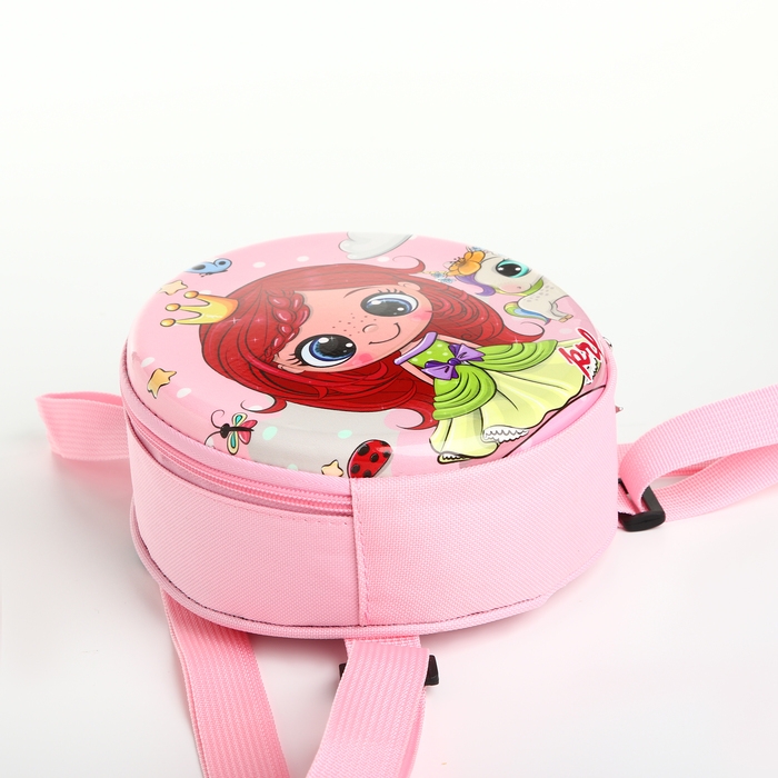 Рюкзак детский на молнии «Выбражулька», цвет розовый Рюкзак детский на молнии «Выбражулька», цвет розовый