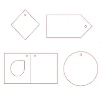 Этикетка бумажная на заказ Paper, M