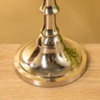 Подсвечник "Весенняя капель" алюминий 38 см