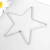 Основа для ловца снов &laquo;Звезда&raquo;, металл, 0.28&times;10&times;10 см