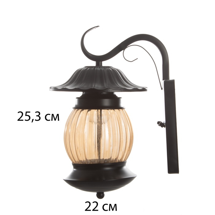 Бра "Анди" Е27 40Вт черный 18х22х28 см