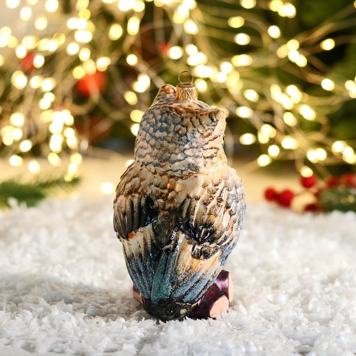 Елочное украшение "Сова" 14 см