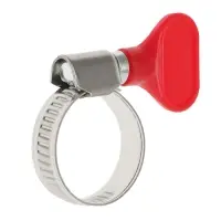 Хомут с &laquo;барашком&raquo; ZEIN engr, диаметр 16-25 мм, ширина 9 мм, нержавеющая сталь