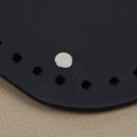 Донце для сумки, с ножками, овальное, 25 × 12 × 0,3 см, цвет чёрный/серебряный Донце для сумки, с ножками, овальное, 25 × 12 × 0,3 см, цвет чёрный/серебряный