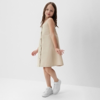 Сарафан для девочки MINAKU: Jeans collection, цвет бежевый, рост 164 см Сарафан для девочки MINAKU: Jeans collection, цвет бежевый, рост 164 см