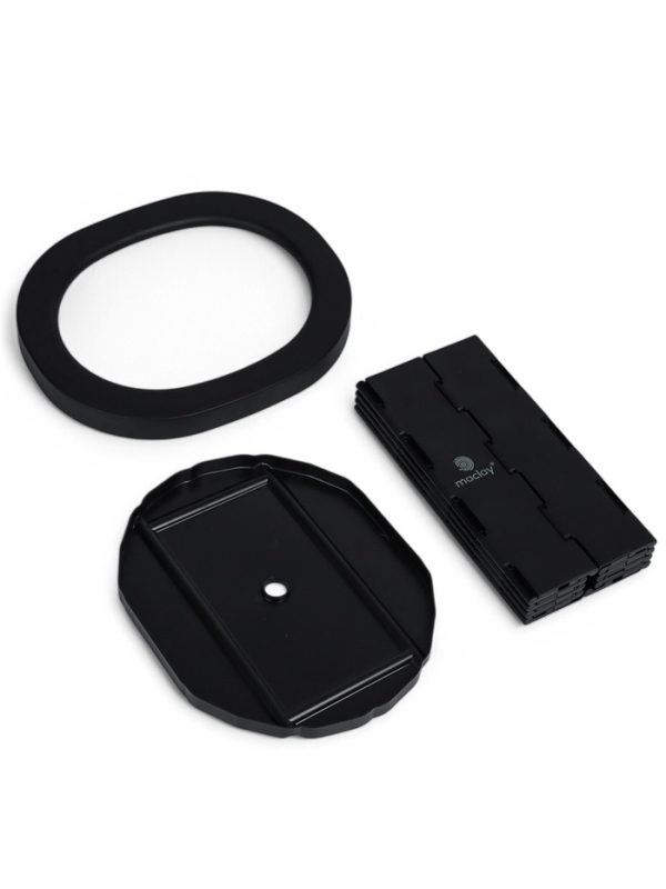 Туалет складной туристический Maclay, комплект: 15 мешков, 12 пакетов абсорбента