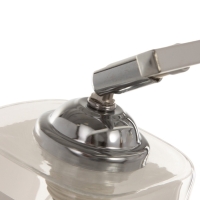 Люстра "Айрис" 2хЕ27 40Вт бело-хромовый 45х26х27 см BayerLux