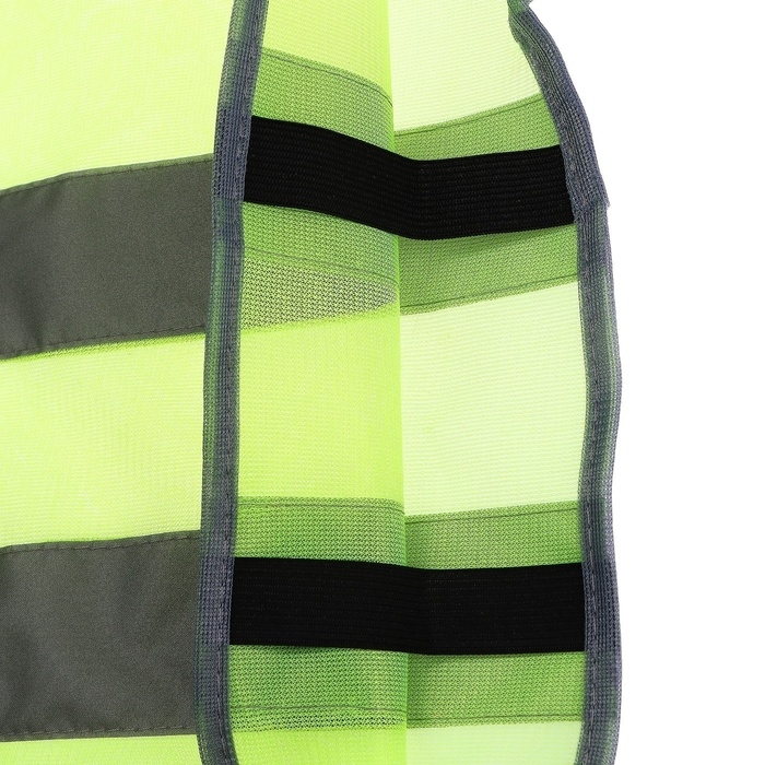 Жилет со светоотражающими полосами, размер 58&times;50 см, салатовый