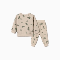 Костюм (свитшот и брюки) Крошка Я "Еловые веточки", рост 62-68 см Костюм (свитшот и брюки) Крошка Я "Еловые веточки", рост 62-68 см