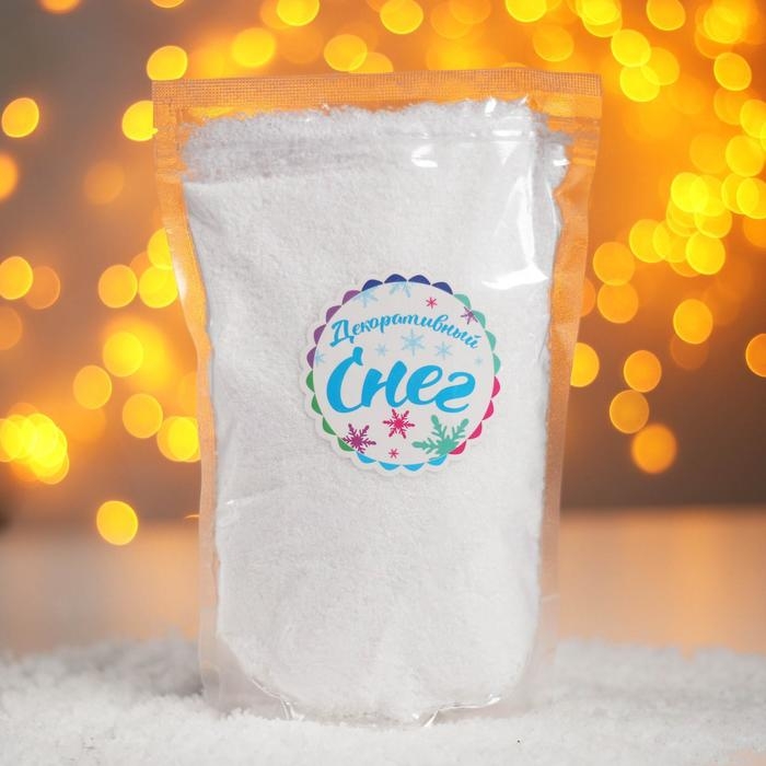 Снег искусственный сыпучий для декора &laquo;Мягкий&raquo; 35 г