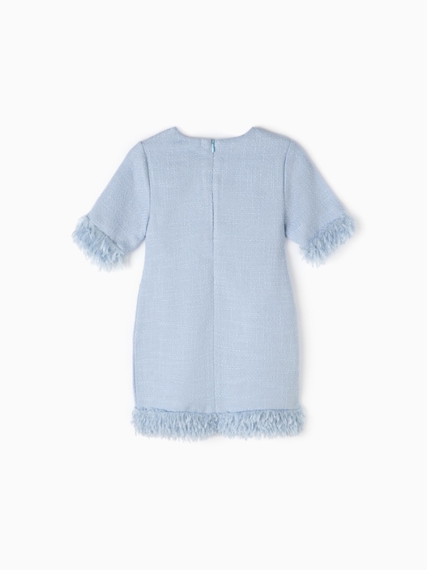 Платье для девочки MINAKU: PartyDress, голубое, рост 152 см