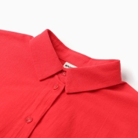 Костюм для девочки (рубашка и шорты) MINAKU, цвет красный, рост 158-164 см Костюм для девочки (рубашка и шорты) MINAKU, цвет красный, рост 158-164 см