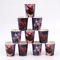 Стакан одноразовый 250 мл, набор 10 шт, Паук