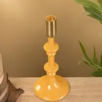 Подсвечник на 1 свечу "Песок" 10х10х26 см