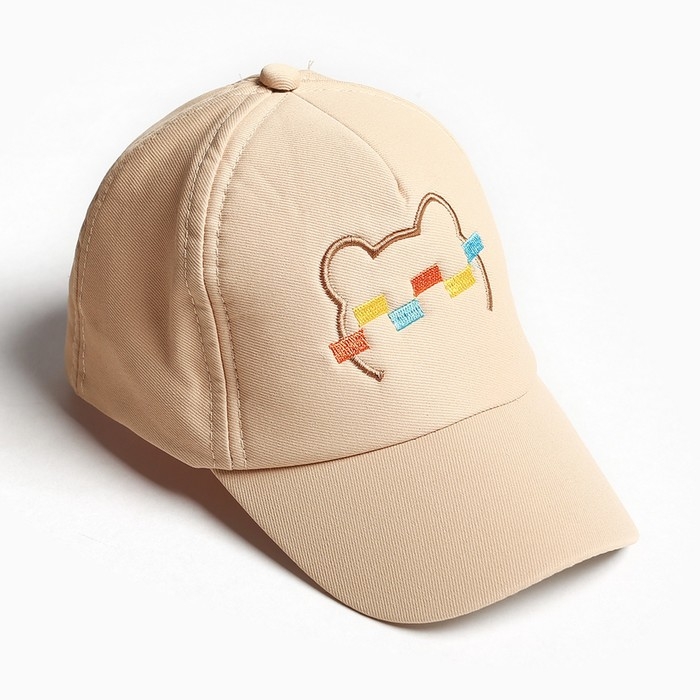 Кепка детская MINAKU "Мишка" беж, р-р 48-50