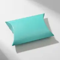 Коробочка подарочная складная &laquo;Свёрток&raquo;, 12&times;8&times;3 см, цвет мятный