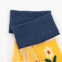 Носки женские MINAKU &laquo;Цветы/Авокадо&raquo;, размер 36-39 (23-25 см)