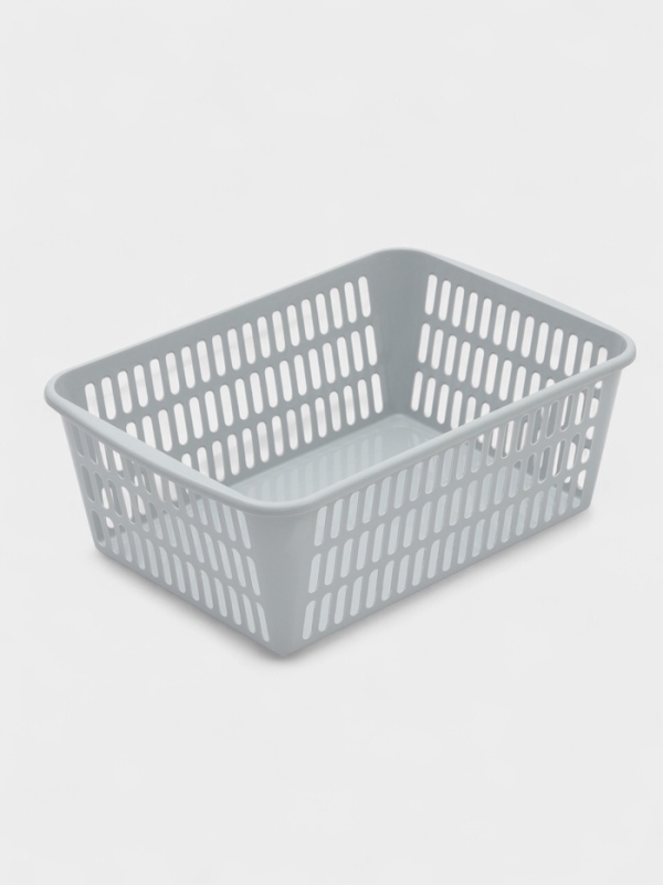 Корзина для хранения Полимербыт, пластик, 36×25×12.5 см, МИКС Корзина для хранения Полимербыт, пластик, 36×25×12.5 см, МИКС