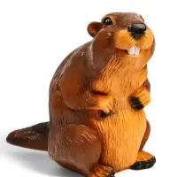 Садовая фигура из полистоуна &laquo;Бобер&raquo;, 43&times;38&times;24 см