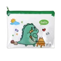 Папка на молнии А5 "Зверушки", МИКС