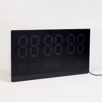 Часы электронные настенные, календарь термометр, 47.5 х 25.3 см, красные цифры 10.8 х 5.3 см 10766 Часы электронные настенные, календарь термометр, 47.5 х 25.3 см, красные цифры 10.8 х 5.3 см 10766