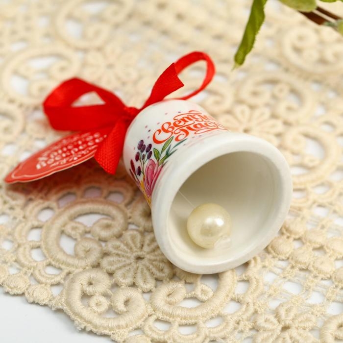 Колокольчик пасхальный &laquo;Ангел акварель&raquo; на пасху, 4 х 5 см.