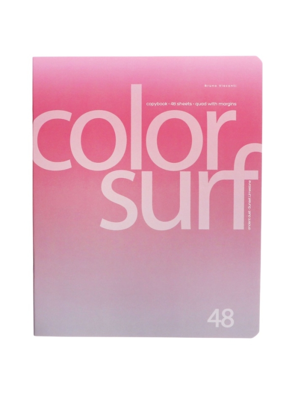 Тетрадь 48л кл COLOR SURF, МИКС