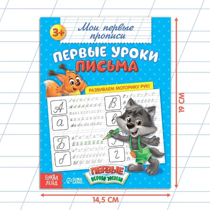Прописи &laquo;Первые уроки письма&raquo;, 20 стр.