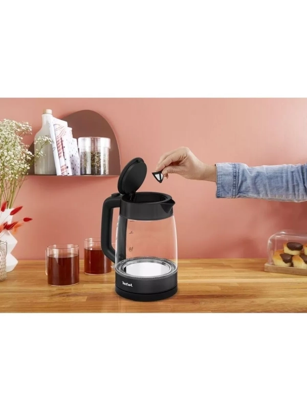 Электрический стеклянный чайник KI840830, 1,7 л, 2200 Вт