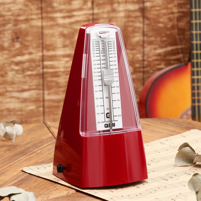 Метроном механический Gleam, коричневый, 40-408 ударов в минуту, 21 х 10 х 12 см, Метроном механический Gleam, коричневый, 40-408 ударов в минуту, 21 х 10 х 12 см,