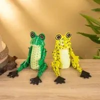 Сувенир &laquo;Лягушка&raquo;, висячие лапки, 25 см, дерево, МИКС