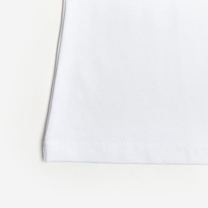 Майка женская MINAKU: Basic line цвет белый, р-р 42 Майка женская MINAKU: Basic line цвет белый, р-р 42