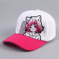 Кепка детская для девочки &laquo;Девочка&raquo;, аниме, р-р 52-54, 5-7 лет
