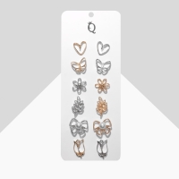 Набор значков (12 шт.) &laquo;Ассорти&raquo;, форма МИКС, цвет МИКС