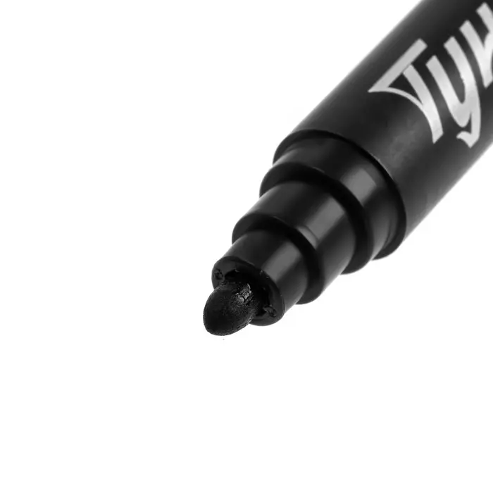 Маркер строительный ТУНДРА, перманентный, черный, ширина линии 3 мм