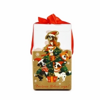 Коробка подарочная новогодняя складная &laquo;Весёлого Нового года!&raquo;, 7 х 12 х 7 см, Новый год