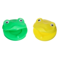 Кастаньеты &laquo;Лягушата&raquo;, 2 шт., музыкальный инструмент, цвет МИКС, Крошка Я