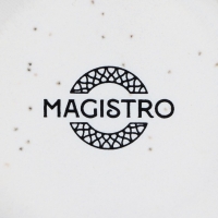 Кружка фарфоровая Magistro Urban, 320 мл, цвет белый