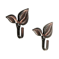 Крючок для штор KS009, однорожковый, цвет медь