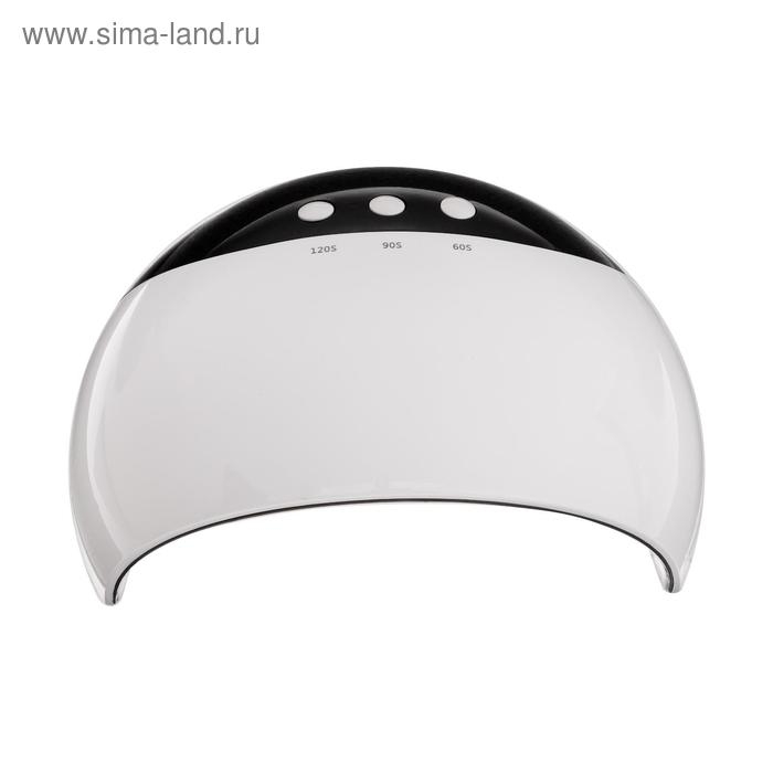 Лампа для гель-лака Luazon LUF-18, LED, 24 Вт, 8 диодов, таймер 60/90/120 сек, USB, белая