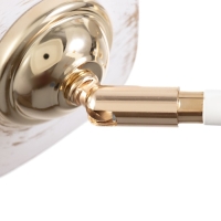 Люстра "Ариадна" 2хЕ27 40Вт бело-золотой 46х25х26 см BayerLux Люстра "Ариадна" 2хЕ27 40Вт бело-золотой 46х25х26 см BayerLux