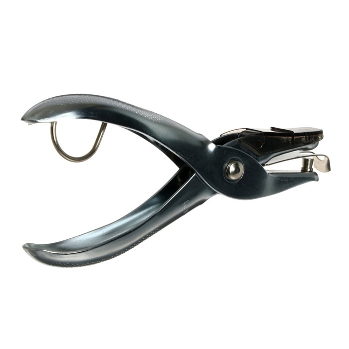 Дырокол стальной 10 листов, Kangaro One Hole, на 1 отверстие, металлик Дырокол стальной 10 листов, Kangaro One Hole, на 1 отверстие, металлик