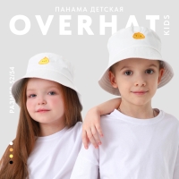 Панама детская для девочки &laquo;Цыпленок&raquo;, цвет белый, р-р 54